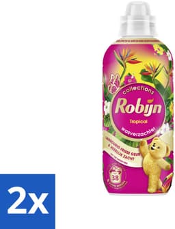 2 x Robijn – Wasverzachter – Tropical – 765 ml - Wasverzachter - Wasgeur - Tropisch Parfum - Vezelbescherming - Slijtagevermindering — thumbnail 1