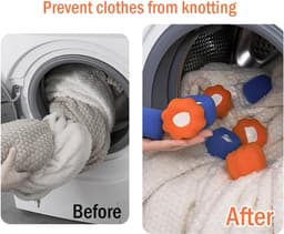 20 stuks haarvangers voor wasmachine, dierenharen in de wasmachine, ballen om haar op te vangen in de wasmachine, herbruikbare ontharingsbal, voor kleding en wasmachine, 20 stuks — thumbnail 5
