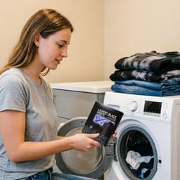 Textielkleurstof Vellen - Kleurherstel Vellen - Kleding Opfrissen - Vervaagbestendig Zwart - 15 Stuks - Zwart — thumbnail 4