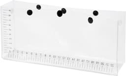 Vistransportcontainer - Vis weegzak Levende vis zak - Vissen observeren - SNAP Opening en Sluiting - 26x11.5x6.5 cm - Transparant — thumbnail 1