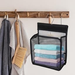 Wasknijperzak met haak, hangende kledingknijper, opbergtas, voor wasgoed, balkon, camping, reizen — thumbnail 4