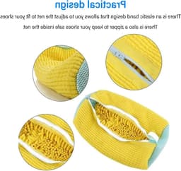 Herbruikbare Schoenwaszak - Mesh Net voor Sneakers en Sportschoenen, Geschikt voor Machinewas, Ideaal voor Schoenreiniging en Droogproces — thumbnail 2