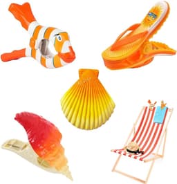 SnelShoppen - Beach Towel Clips - Grote Creatieve Handdoek Klemmen - Plastic Towel Clamps voor Strandstoelen - Ideaal voor Strand, Camping, Tuin en Zw — thumbnail 1