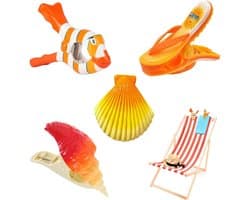 SnelShoppen - Beach Towel Clips - Grote Creatieve Handdoek Klemmen - Plastic Towel Clamps voor Strandstoelen - Ideaal voor Strand, Camping, Tuin en Zw