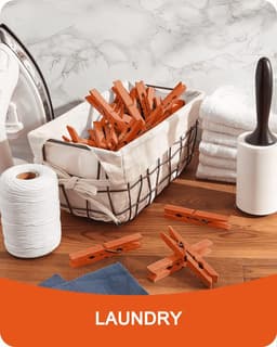 Houten Knijpers - Kleurrijke Clips - Decoratief Gebruik - Milieuvriendelijke Verf - 50 Stuks - Oranje — thumbnail 3