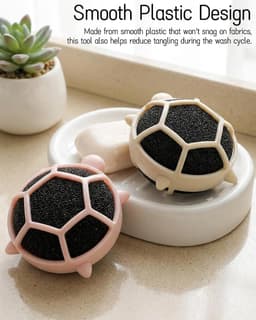 4 stuks-Waspluizenverwijderaar - Pluisballen - Herbruikbaar - Huisdierhaarverwijderaar - Wasaccessoire - Geschikt voor het absorberen van huisdierhaar - Klittenvrij - Roze - 7,7*6,6*4 cm — thumbnail 3