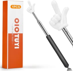 Uittrekbare Indexstok 21-68 cm - RVS Zwart - Flexibel en Ideaal voor de Klas - ShopVlot — thumbnail 1