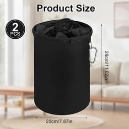 Wasknijperzakken 2 stuks waterdicht met haken 20 x 28 cm voor 150-200 wasknijpers — thumbnail 3