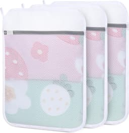 Waszakken voor delicate waren met rits, herbruikbare waszakken voor wasmachine waszakken voor waszakken voor kleding, sokken, ondergoed, beha (50 x 60 cm) — thumbnail 1
