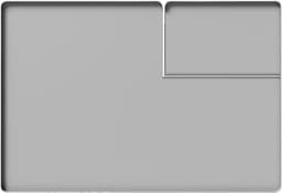 Drogerafdekking Antislip - Wasdroger Mat - Apparaten Beschermen - Hittebestendig Siliconen - 46 x 66 cm - Grijs — thumbnail 1