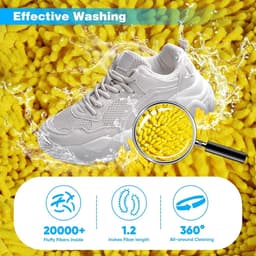 Dailygoods - Schoenwaszak, wasmachine, duurzame en herbruikbare schoenen, waszak, sneakers, wasnet, schoenen met ritssluiting, waszak, schoenen voor wasmachine en droger — thumbnail 4
