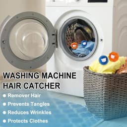 SnelShoppen - Haarvanger Voor Wasmachine, 8 Stuks Herbruikbare Haar Vangers, Verwijdert Effectief Honden- en Kattenhaar, Geschikt Voor Kleding en Bedl — thumbnail 5