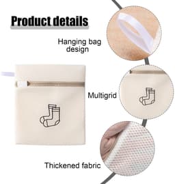 Solidchoice - Set van 2 Mesh Waszakken voor Delicate Kleding — thumbnail 4