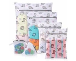 Solidchoice - Set van 6 Wasnetten voor de Wasmachine met Geurparels