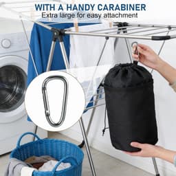 Grote waterdichte wasknijperzak van Oxford 600D, weerbestendig en multifunctioneel voor binnen en buiten gebruik, ideale organizer voor opslag — thumbnail 3