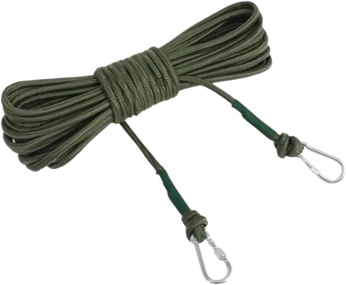 Draagbare Waslijn - Reis Waslijn - Buiten Kleding Drogen - Glad PVC Materiaal - 10 Meter - Groen — afbeelding 1
