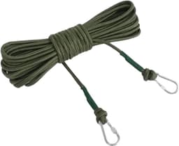Draagbare Waslijn - Reis Waslijn - Buiten Kleding Drogen - Glad PVC Materiaal - 10 Meter - Groen — thumbnail 1