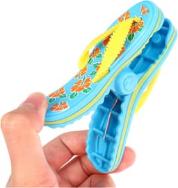 1 ST Plastic Strandlaken Clips Decoratieve Wasknijpers Pins Maat Droogrekken Opwaaiveer (Color : 1pc Random, Size : One size) — thumbnail 5
