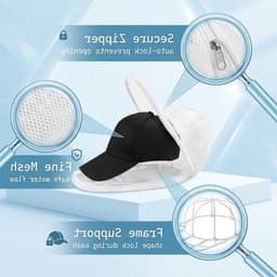 Complete set voor het wassen van petten: beschermende waszak, opvouwbare standaard en anti-deformatie bescherming voor wasmachine en vaatwasser. — thumbnail 5