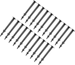 Grondankers - Tuinharingen Bodemankers - Folie Bevestigen - Met Weerhaken - 118 cm - Antraciet — thumbnail 1