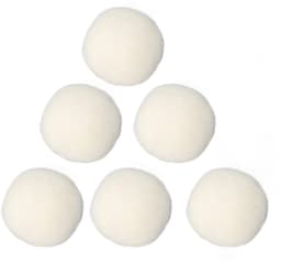 Allecto - Droogballen - Wol Droogballen 6 Stuks - Vermindert Statische Elektriciteit - 5 cm - Elimineren Geur - Huidvriendelijk voor Kleding en Bab... — thumbnail 1