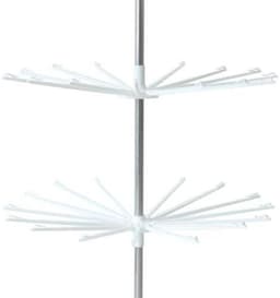 Droogmolen Wasrek - Kledingdroger Statief - Kleding Drogen - Grote Capaciteit - 170 cm Hoog - Wit — thumbnail 1