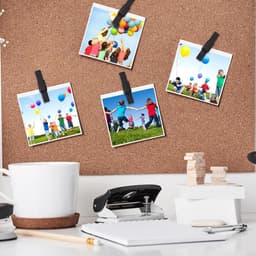 Houten Clips Punaises - Decoratieve Pinnen - Foto's Ophangen - Geen Gaten Documenten - 37 x 12 cm - Houtkleur — thumbnail 5