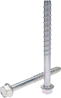 Ankerbout Beton - Schroefanker Set - Zware Bevestiging - Zelf Tappend - M8 x 80mm - Zilverkleurig — thumbnail 3