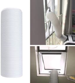 Dailygoods- Uitlaatslang Flexibel - Vervangende Onderdelen - Draagbare Airconditioner - 13cm/2M - Hoogwaardige Materialen - Makkelijk te Installeren - Airconditioner Slang — thumbnail 1