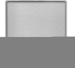 Airco Dienblad - Lekvrije Schaal - Vocht Opvangen - Antislip Onderkant - 56 x 56 cm - Grijs — thumbnail 1