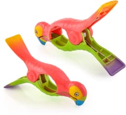 O2COOL - Boca Clips® Extra Stevige Handdoekclips - Papegaai — thumbnail 1