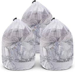 Set van 3 Kleine Wasnetjes voor Delicate Kleding met Trekkoord - Duurzame Waszakken voor Ondergoed, Sokken en Babykleding - Ideaal voor de Wasmachine en Reizen 30x40 cm — thumbnail 1