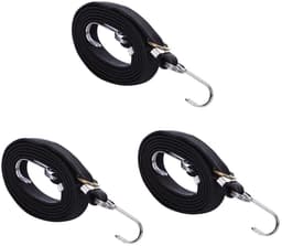 Cosensi- Bungee Koorden 80 Inch - Verstelbaar Elastisch Touw - Heavy Duty - Met Gesp/Haken - Anti-roest - Voor Camping/Tuinieren - Elastisch Koord — thumbnail 1