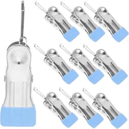20 Stuks Roestvrijstalen Wasknijpers – Stevige Antislip Windbestendige Kledingknijpers voor de Wasdrooglijn — thumbnail 1
