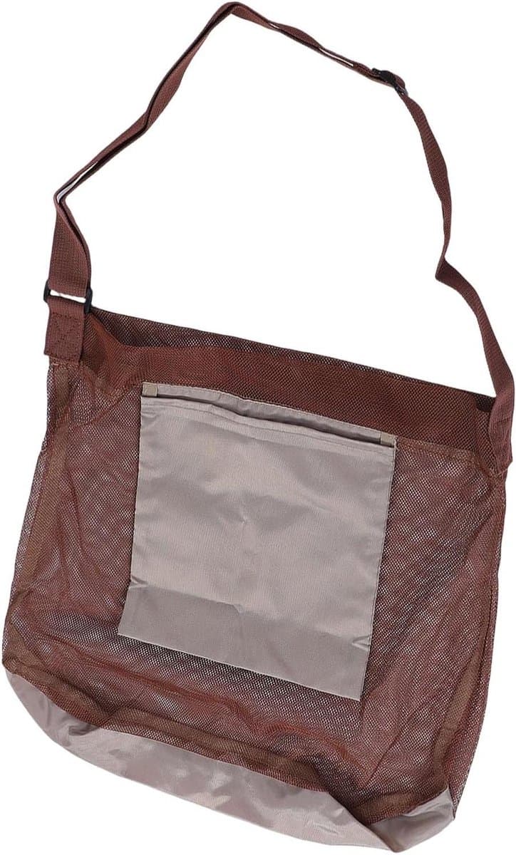 Paddenstoelplukzak - Foerageertas Mesh - Buiten Verzamelen - Opvouwbaar Zijvak - 43 x 43 cm - Niet gespecificeerd — afbeelding 1