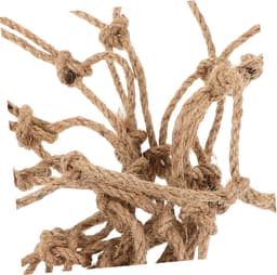 Netzak Fruit Groente - Opbergnet Uien Gember - Verse Producten Bewaren - Ademend Jute Touw - 50x20x20cm - Khaki — thumbnail 2