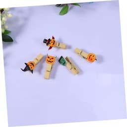 Houten Wasknijpers - Mini Clips - Foto's Ophangen - Natuurlijk Hout - 20 Stuks - Gekleurd — thumbnail 4