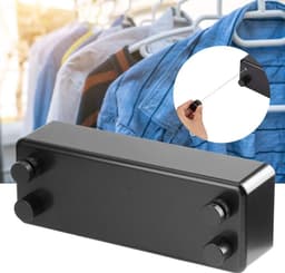 Waslijn - Drooglijn - Kleding Drogen - Uitschuifbaar - 4 Meter - Zwart — thumbnail 5