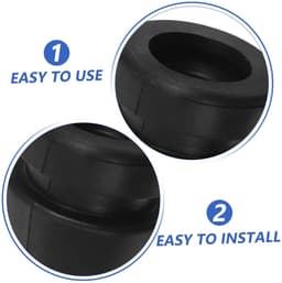 Dempingsrubber Pads - Antivibratie Plug - Trillingen Reduceren - Duurzaam Rubber Materiaal - 10 Stuks - Zwart — thumbnail 3