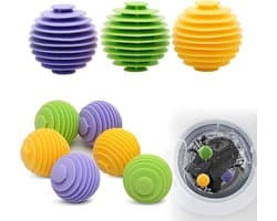 Drogerballen, 9 stuks, drogerballen voor wasdroger, herbruikbaar, wasbal voor wasmachine, anti-verstrikking, wasballen, voor wasmachine, droger en wasdroger — afbeelding 1