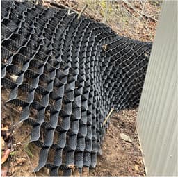 Grondstabilisator Raster - Wand Mesh - Opritten Verstevigen - Hoge Belasting Sterkte - 4 Inch Hoogte - Zwart — thumbnail 1