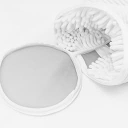 Herbruikbare schoenenwasmachinezakken voor sneakers en tennisschoenen, 360° reiniging, zachte vezels, ideaal voor wasmachine en droger, 2 stuks (wit) — thumbnail 3