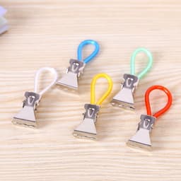 10 stuks multifunctionele metalen handdoekclips - kleurige handdoekhaakjes voor keuken en badkamer - clips voor theedoeken en strandhanddoeken — thumbnail 4