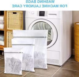 Wasmachine netten voor delicate kleding, 5 stuks waszakken voor blouses, sokken en lingerie — thumbnail 5