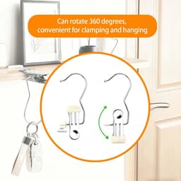 Dailygoods- Wasknijpers Roestvrij Staal - Set van 60 - Duurzaam - Compact 10.5 x 2.3 cm - Ideaal voor Binnen/Buiten - Stevige Veer - Knijpers — thumbnail 2