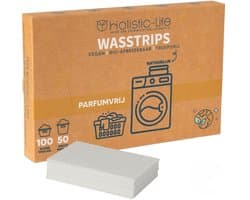 Milieuvriendelijke Wasstrips - Parfumvrij 100 Wasbeurten Incl. Wasverzachter – Wasmiddeldoekjes Wasdoekjes – Detergent sheets - Vegan