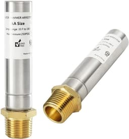Waterhamer Demper - Slagdemper - Apparaat Bescherming - Roestvrij Staal - 1/2 Inch NPT - Zilver — thumbnail 4