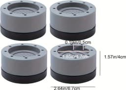Wasmachine Verhoger - Koelkast Verhoger - Met Wielen - Wasdroger - Ombouw - 4 Stuks — thumbnail 2