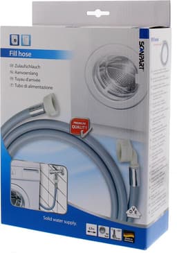 Scanpart aanvoerslang wasmachine 2.5 meter - Geschikt voor AEG Bosch LG Miele Samsung Siemens Whirlpool Zanussi - Aanvoer slang - Universeel — thumbnail 2
