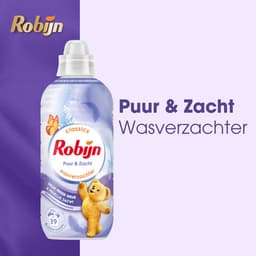 Robijn - Wasverzachter - Puur & Zacht - 8 flessen 312 wasbeurten - Voordeelverpakking — thumbnail 3
